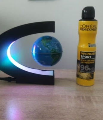 Floating Magnetic World Globe Lamp photo review